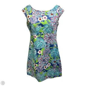 Allura Dress Designer By Lilly Pulitzer In Worth Blue May Flowers, Size: 10