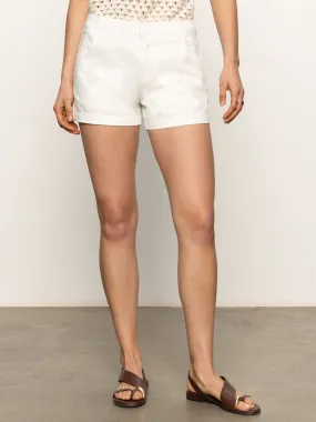Arden Denim Short Brilliant White