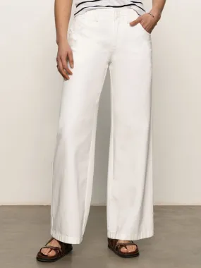 Arden Wide Leg Jeans Brilliant White