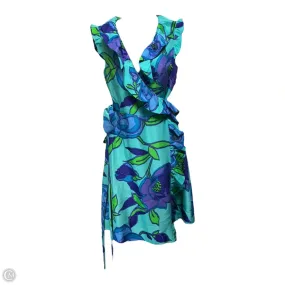 Aubrey Silk Wrap Dress Designer By Kate Spade In Floral Print, Size: 4