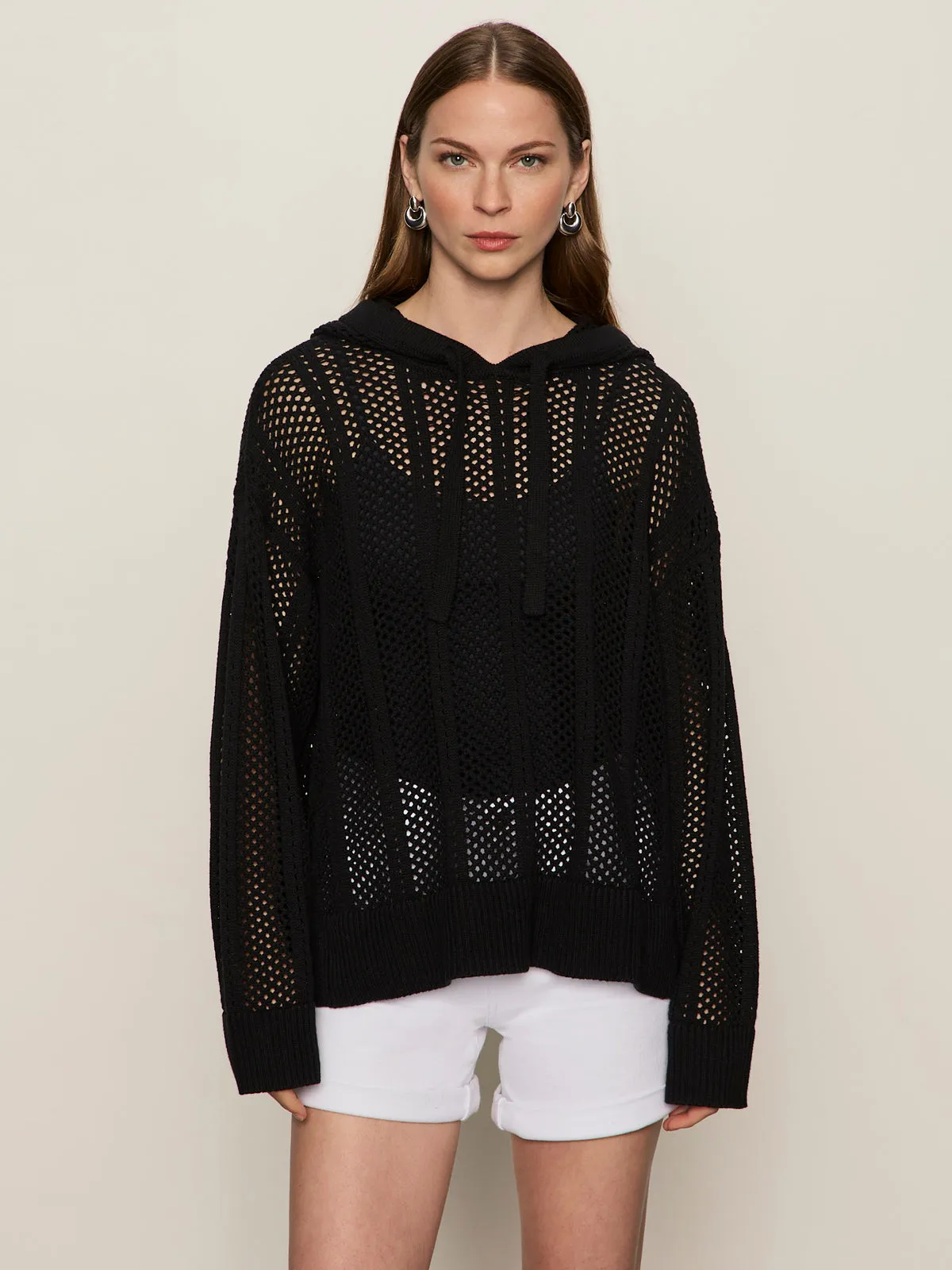 Beach Hoodie Black
