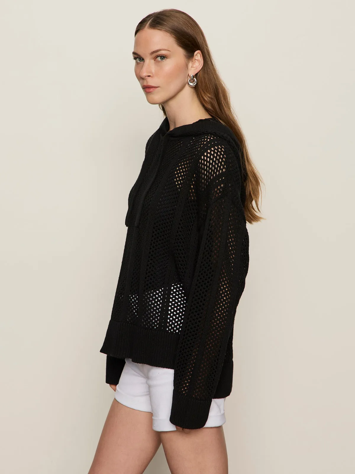 Beach Hoodie Black