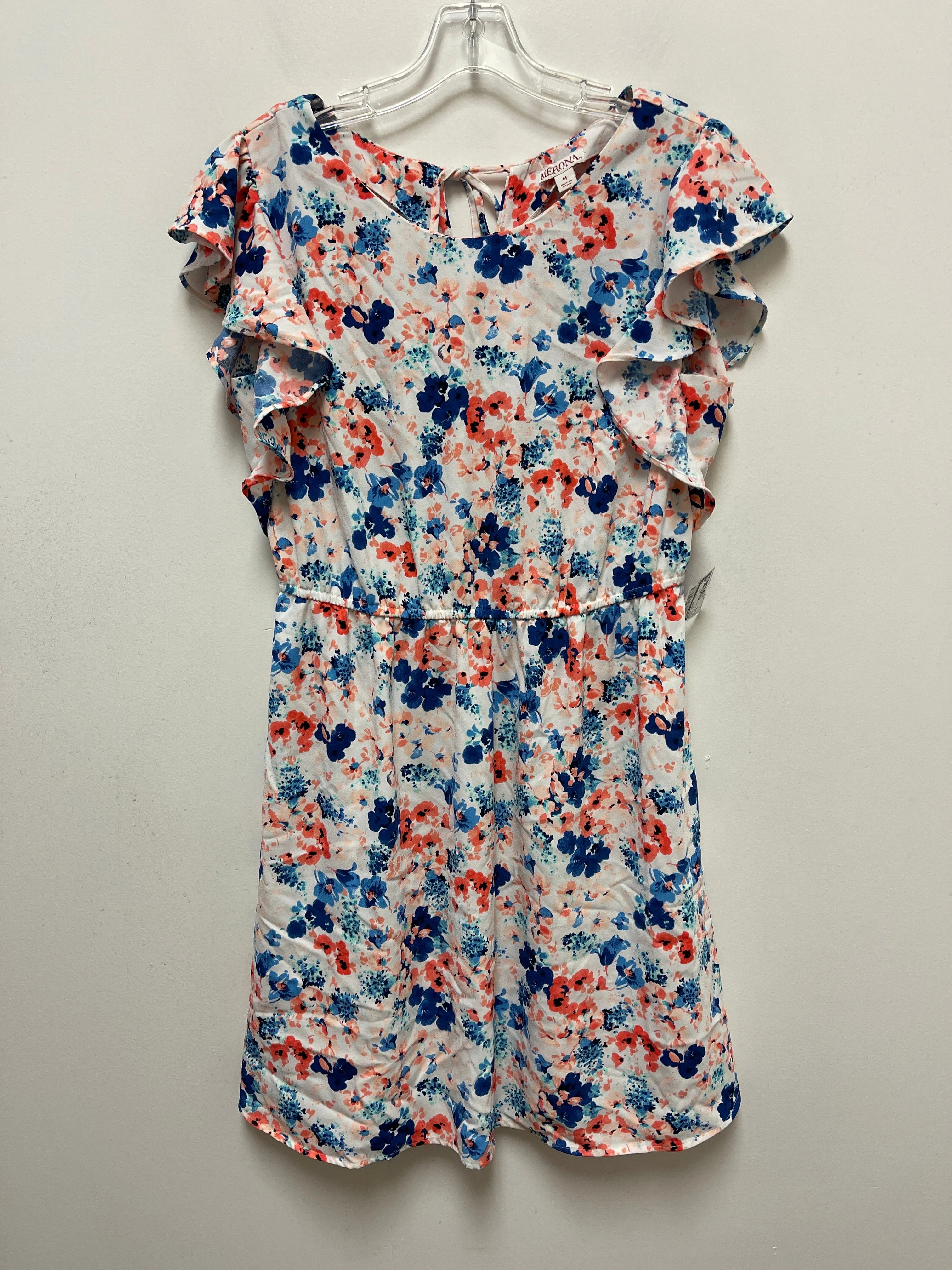 Blue & Pink Dress Casual Short Merona, Size M