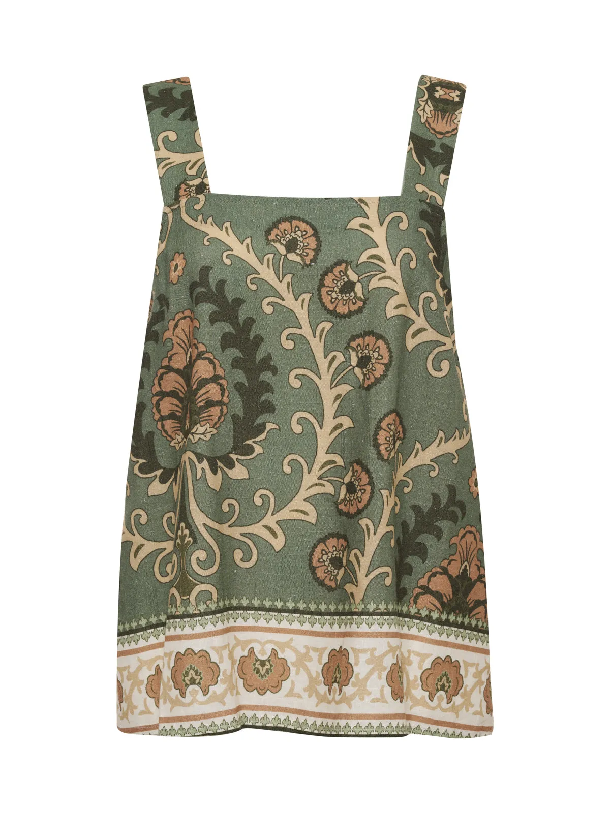 Button Back Cami Mezzo Sage