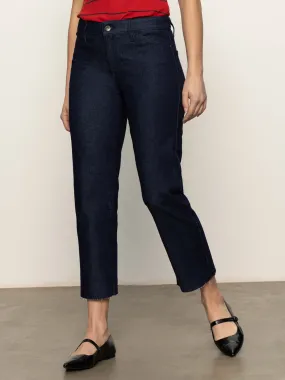 Cadence 90'S Straight Crop Jeans Plot Twist