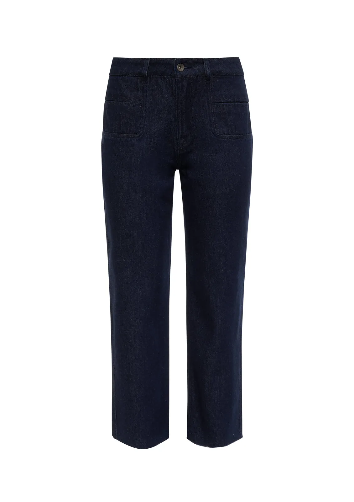 Cadence 90'S Straight Crop Jeans Plot Twist