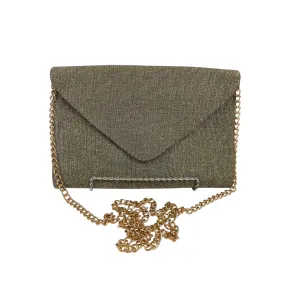 Clutch By A New Day In Gold, Size:Small
