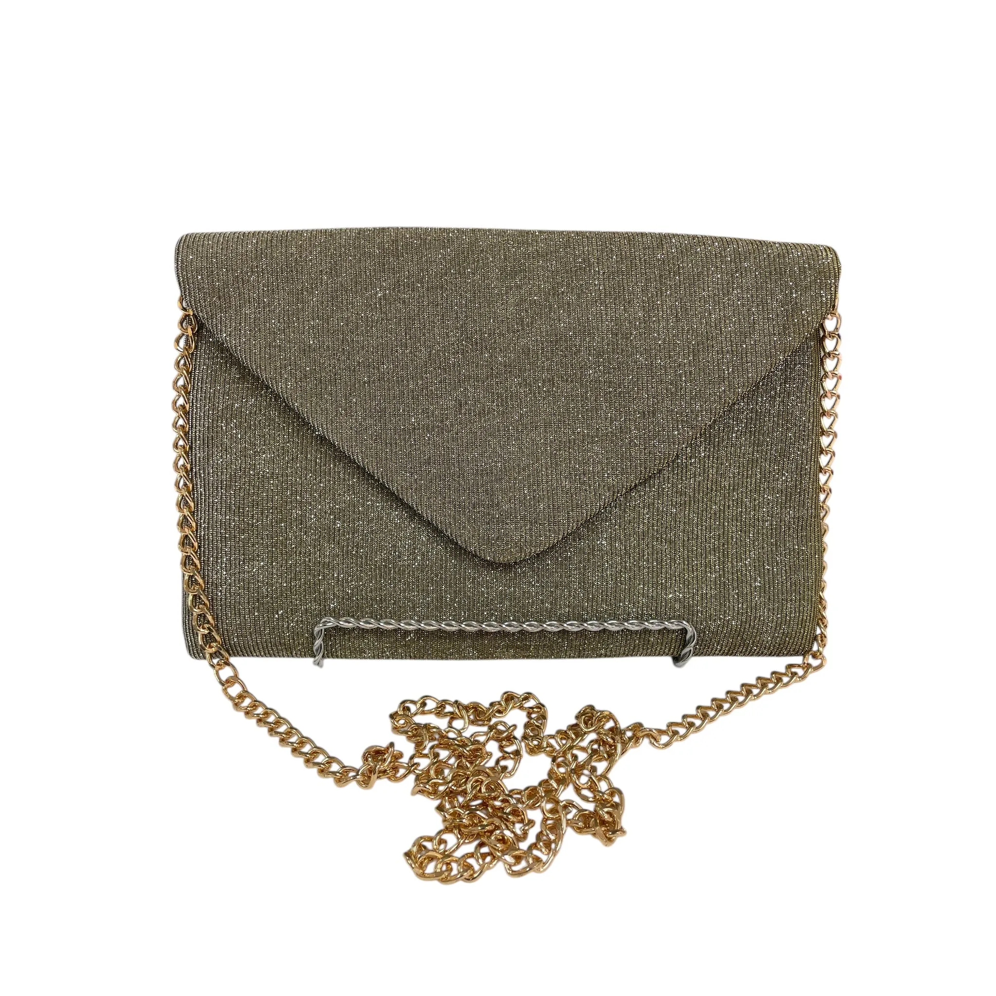 Clutch By A New Day In Gold, Size:Small