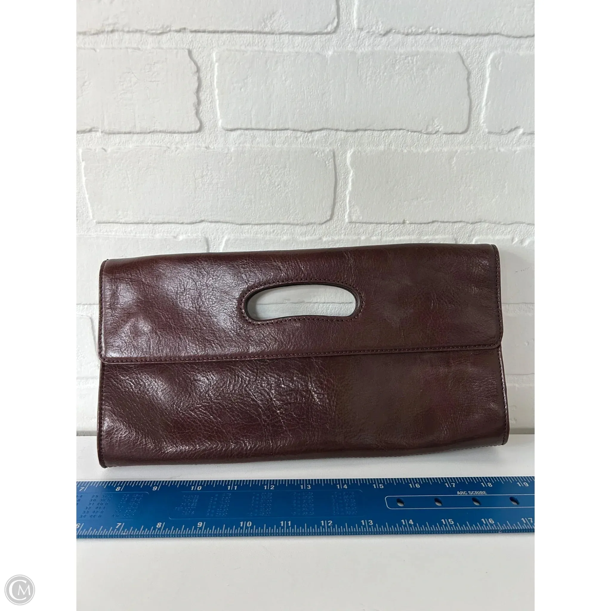 Clutch Leather By Hobo Intl, Size: Large