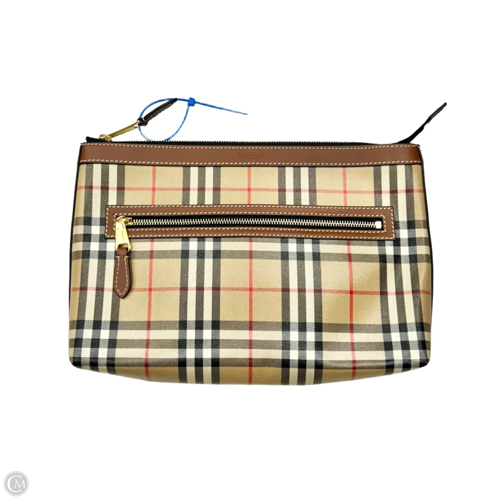 Clutch Luxury Designer By Burberry, Size: Large