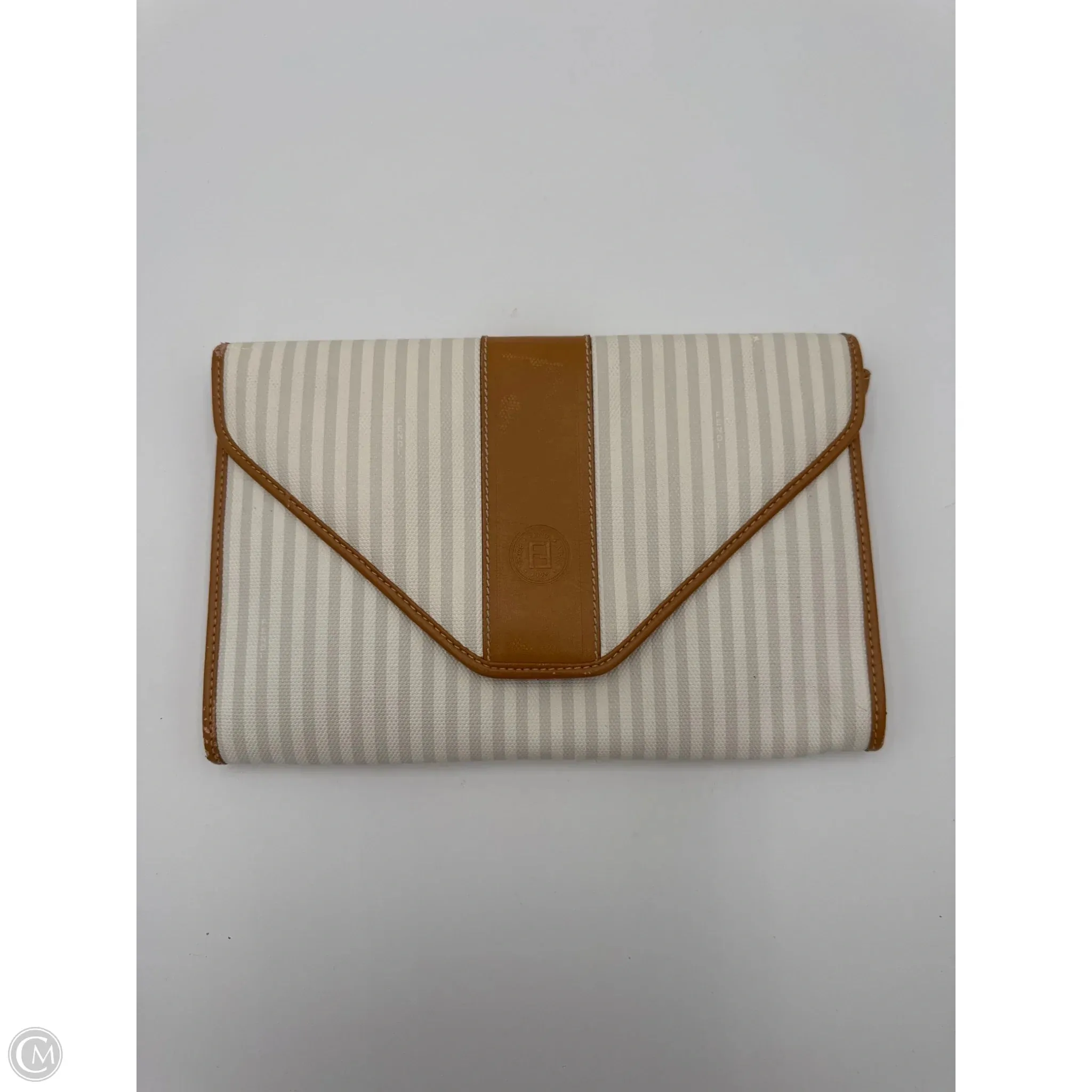 Clutch Luxury Designer By Fendi, Size: Medium