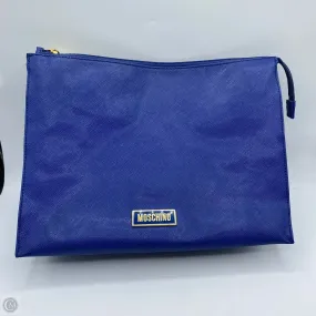 Clutch Luxury Designer By Moschino, Size: Large