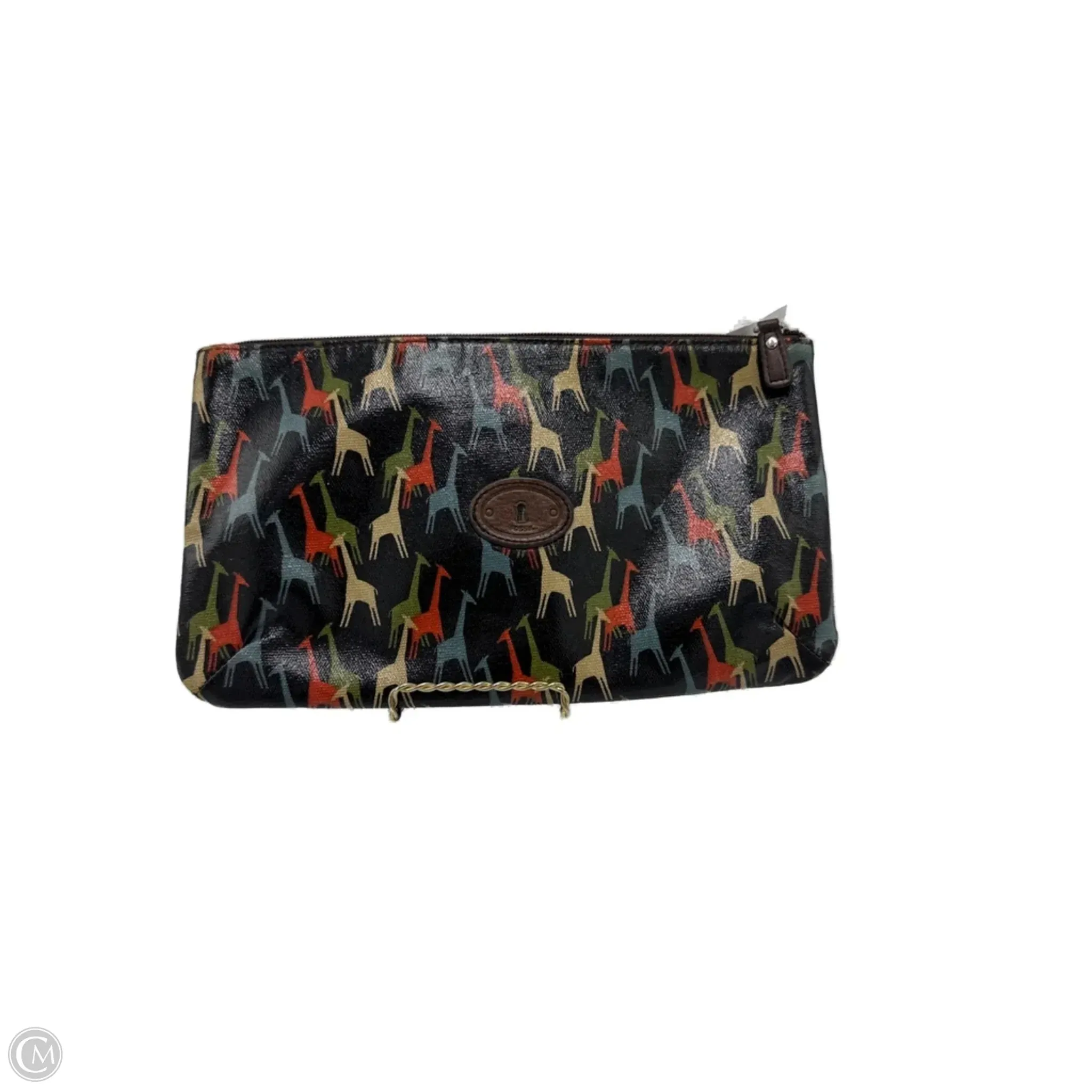 Clutch / Makeup Bag Designer By Fossil
