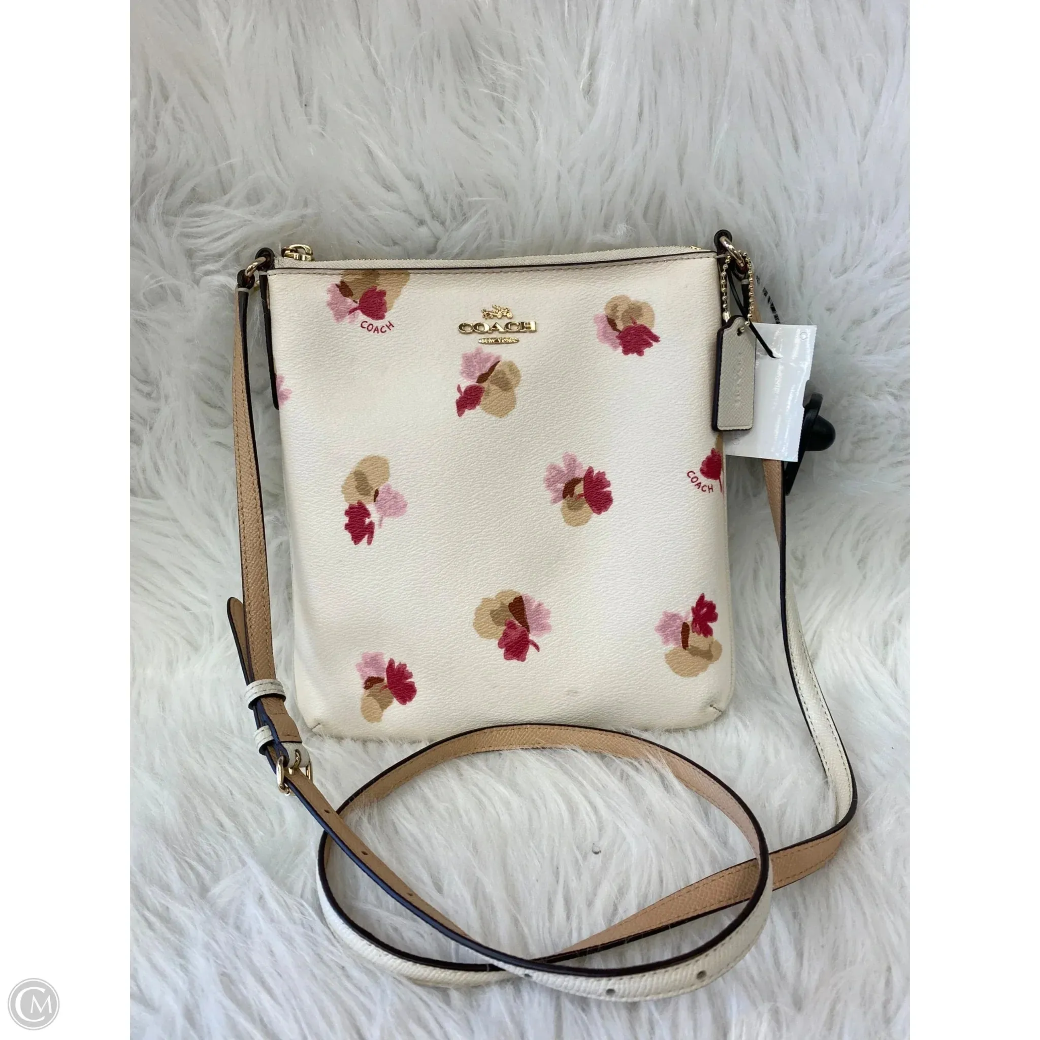 Crossbody Designer By Coach, Size: Medium