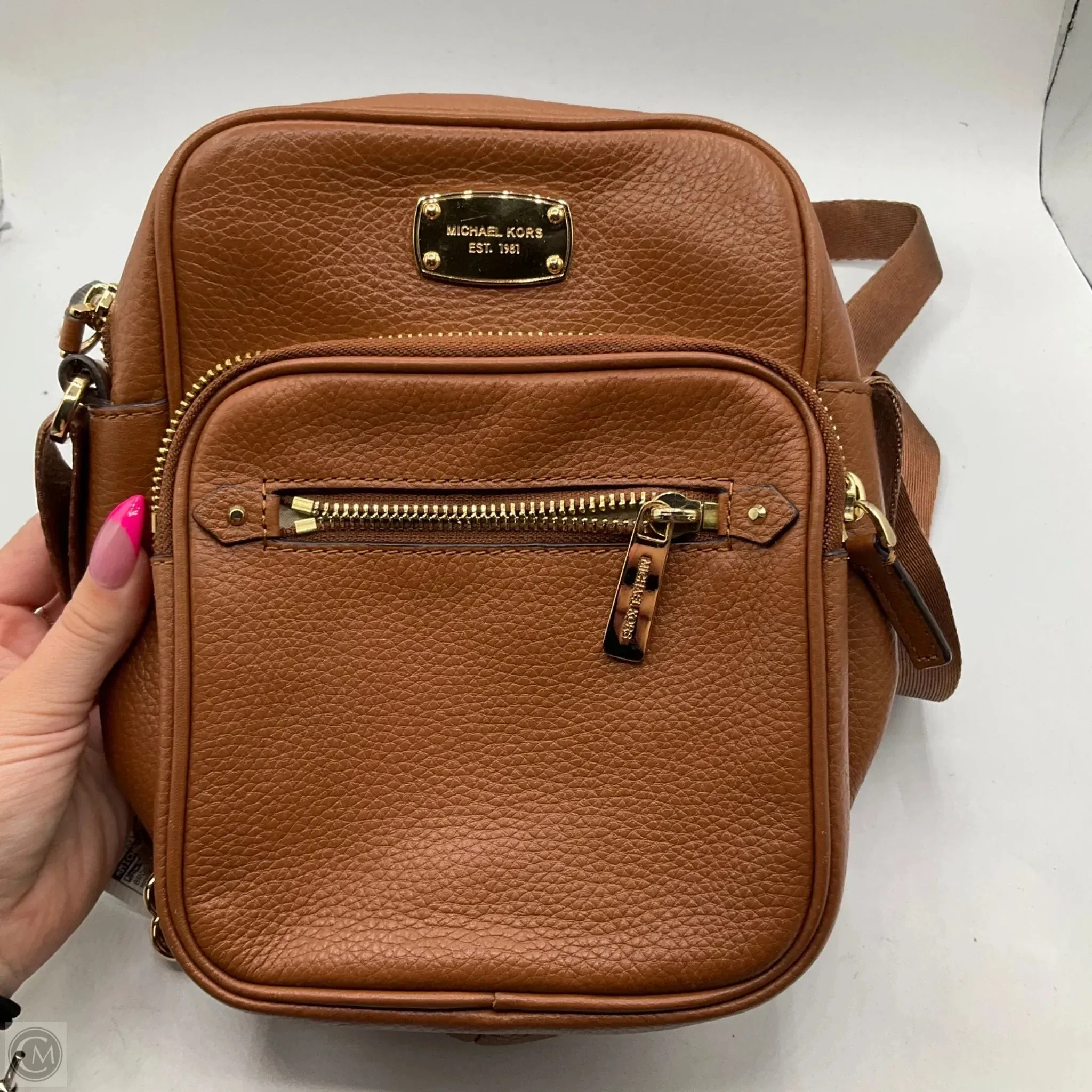 Crossbody Designer By Michael Kors, Size: Medium