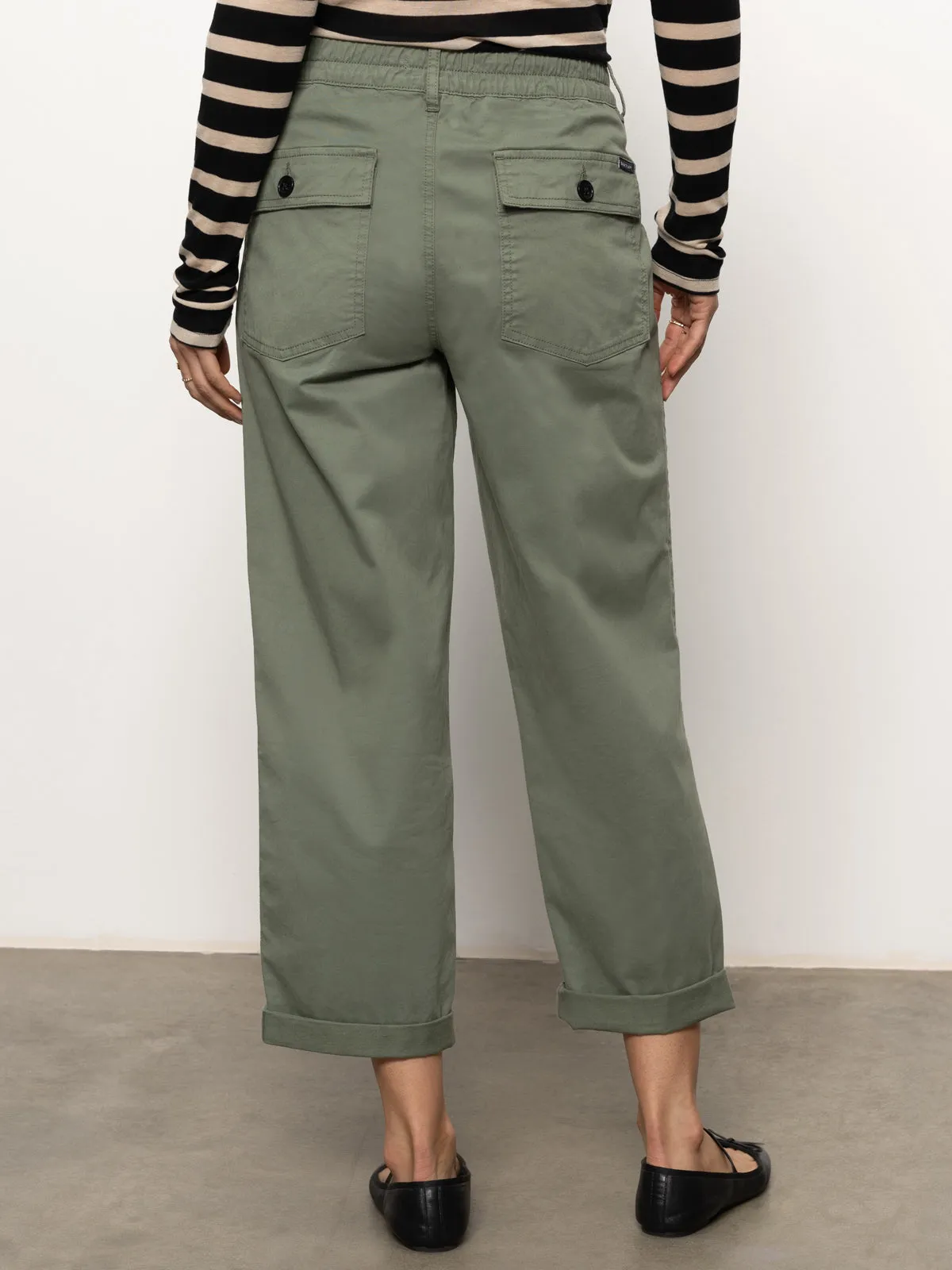 Cruiser Chino Semi High Rise Pant Dark Spruce