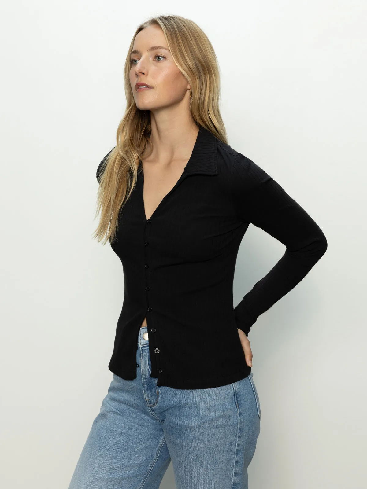 Daydreamer Knit Shirt Black
