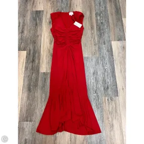 Designer Dress Party Long By Cinq  Sept In Red, Size: 4
