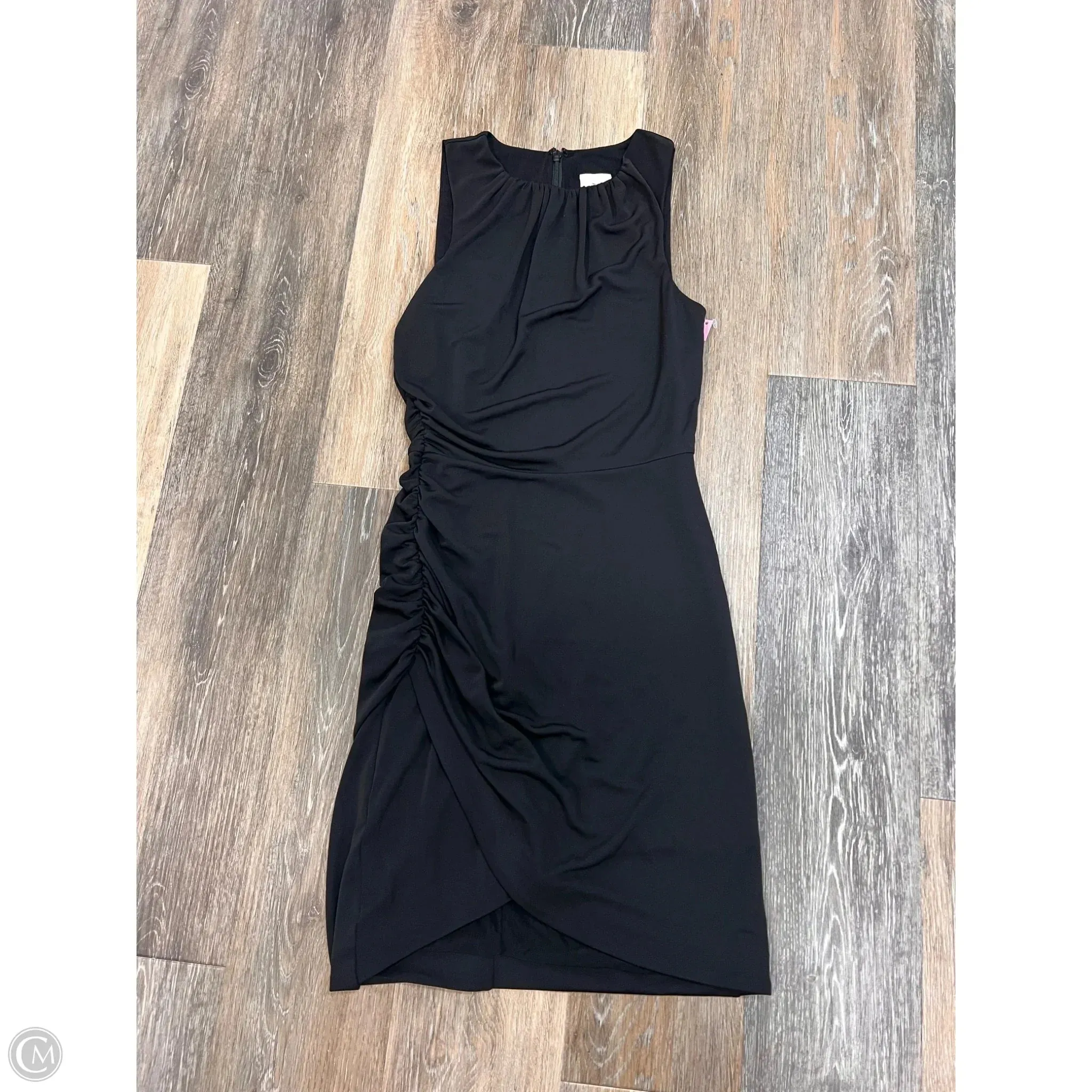 Designer Dress Party Midi By Cinq  Sept In Black, Size: S