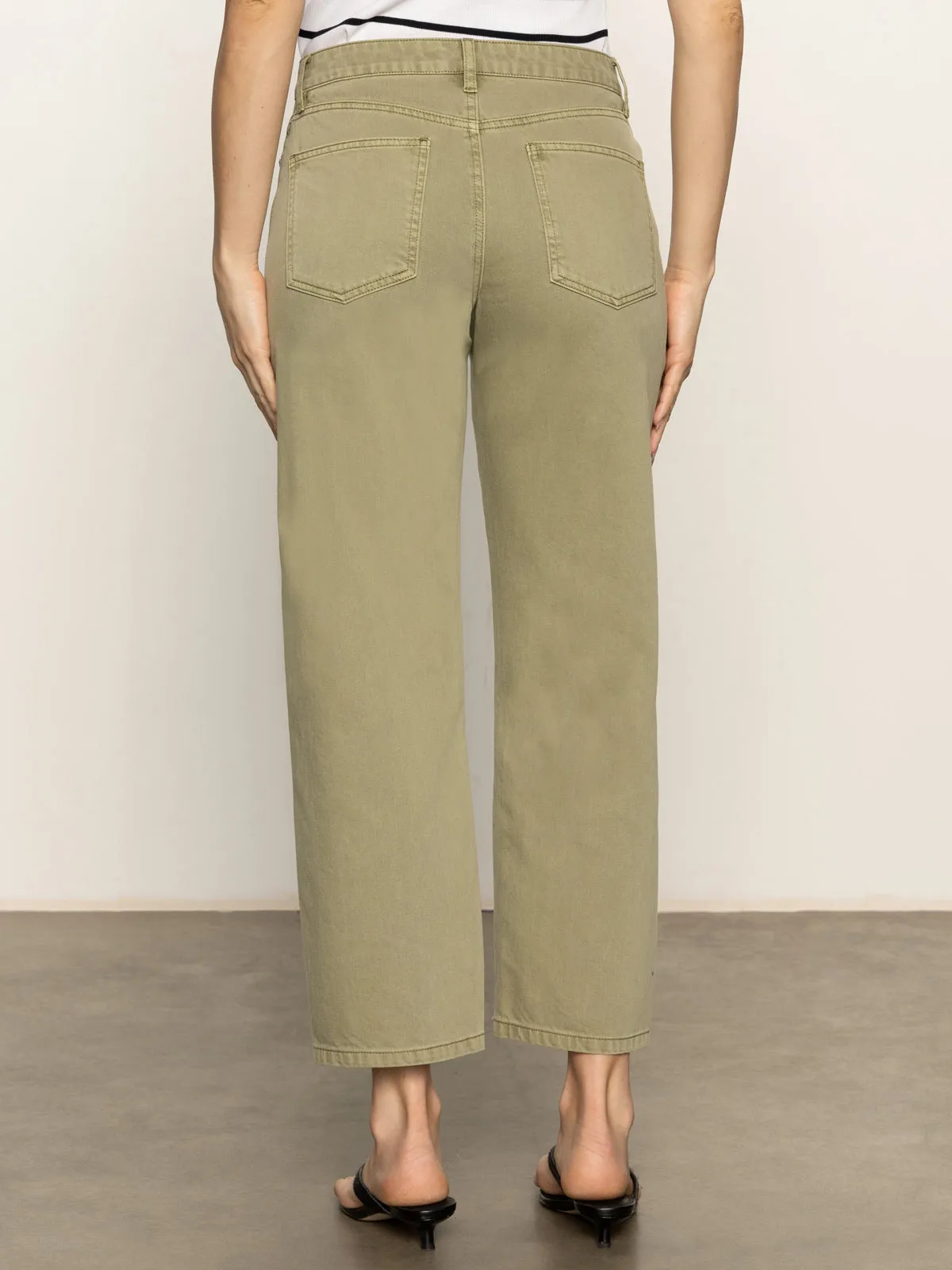 District Column Standard Rise Ankle Jeans Bamboo