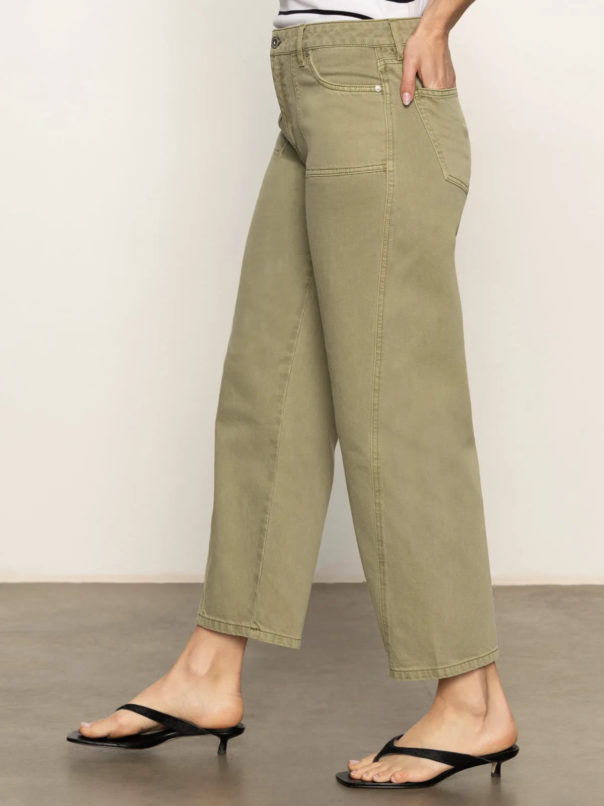 District Column Standard Rise Ankle Jeans Bamboo