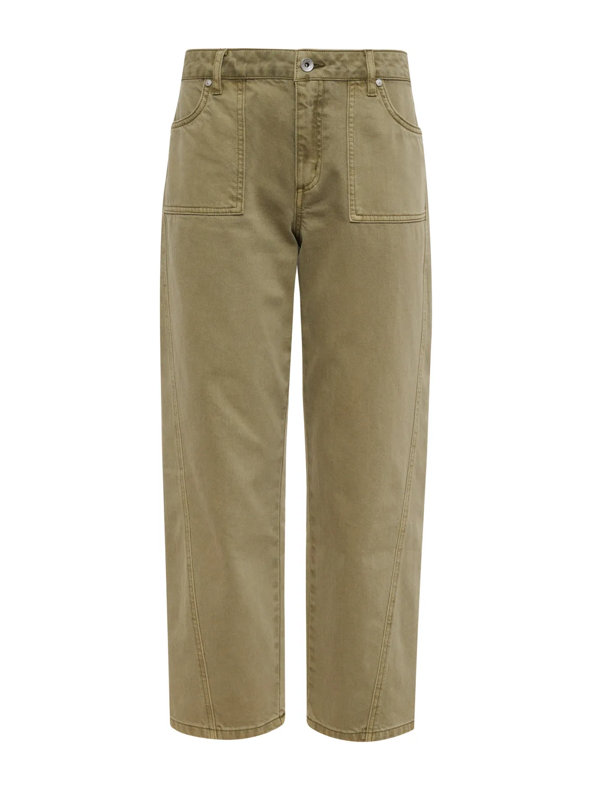 District Column Standard Rise Ankle Jeans Bamboo
