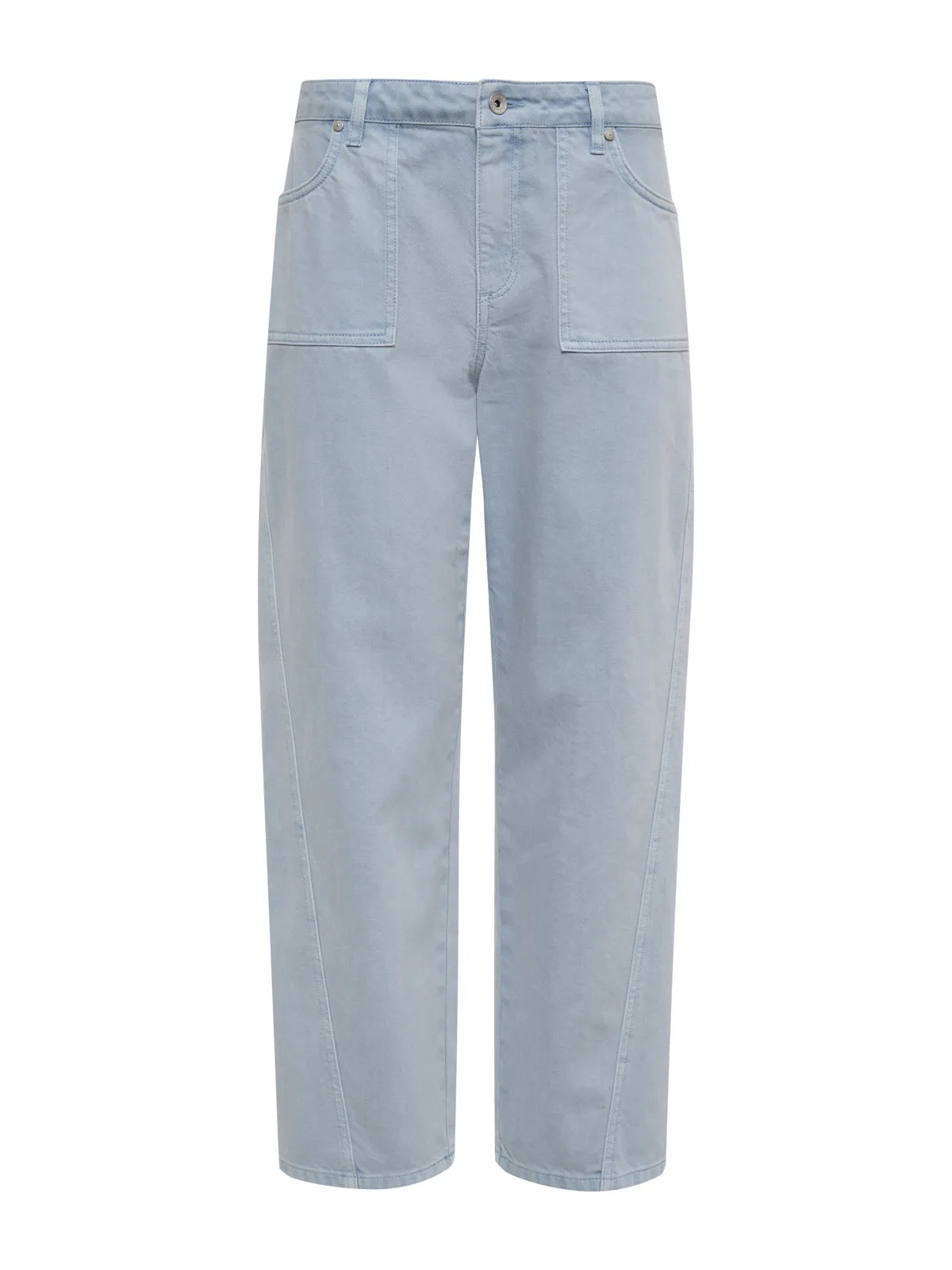 District Column Standard Rise Ankle Jeans Blue Mirage