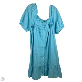 Dress Casual Maxi By Target-designer In Blue, Size: 1x