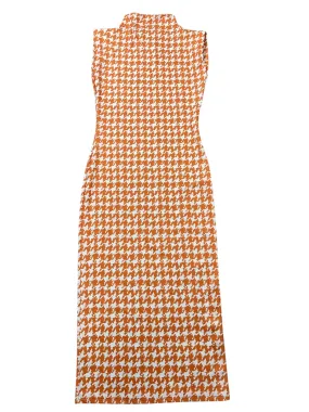 Dress Casual Midi By Cmf In Orange, Size:S