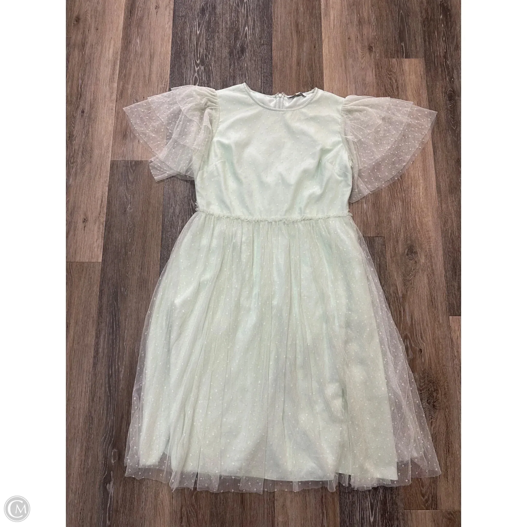Dress Casual Midi By Ivy City In Green, Size: Xl