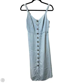 Dress Casual Midi By Japna In Blue Denim, Size: S
