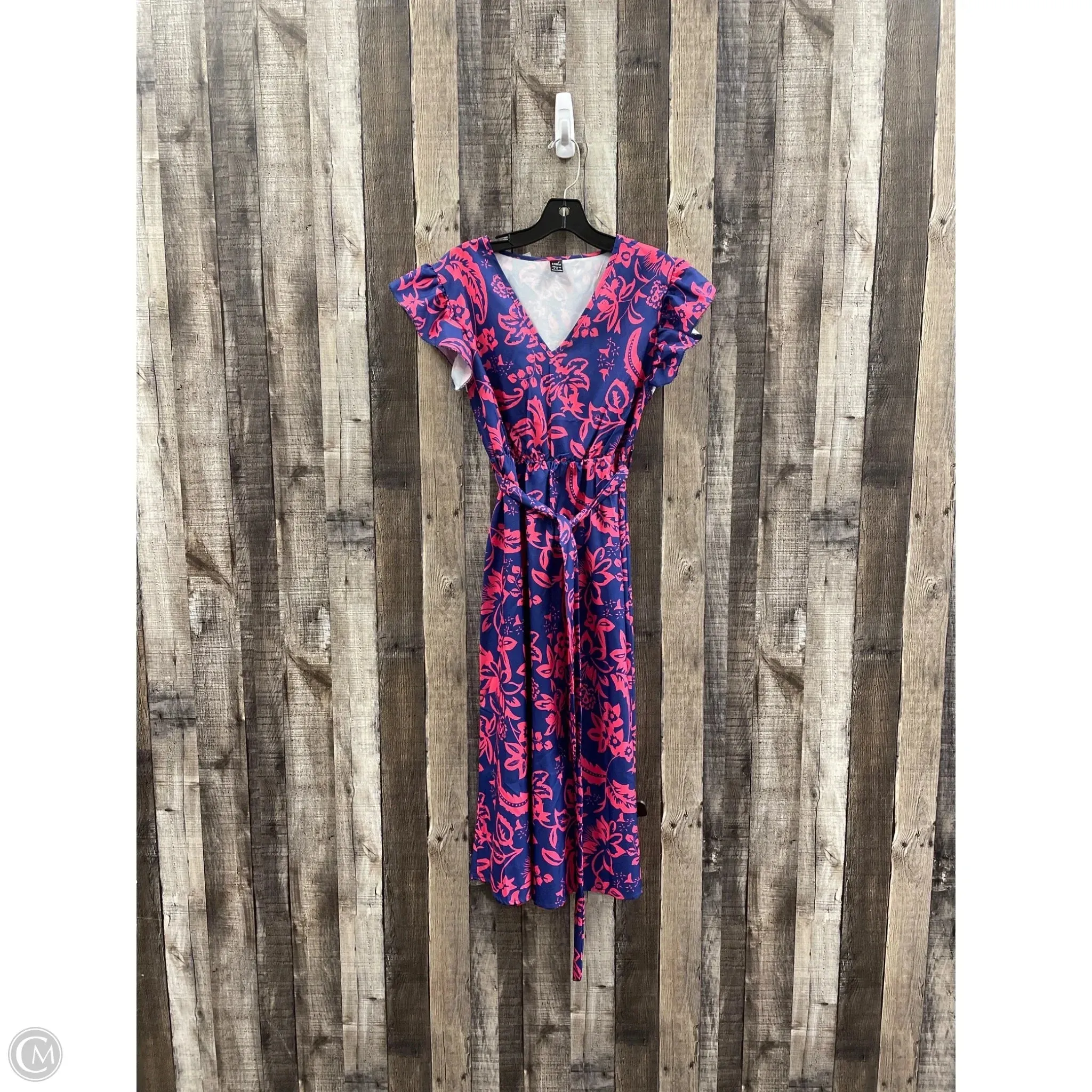 Dress Casual Midi By Shein In Multi-colored, Size: S