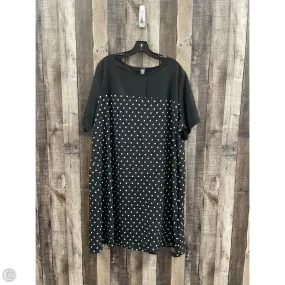 Dress Casual Midi By Shein In Polkadot Pattern, Size: 4x
