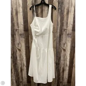 Dress Casual Midi By Shein In White, Size: 2x