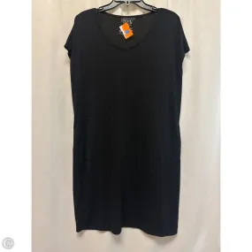Dress Casual Midi By Time And Tru In Black, Size: S