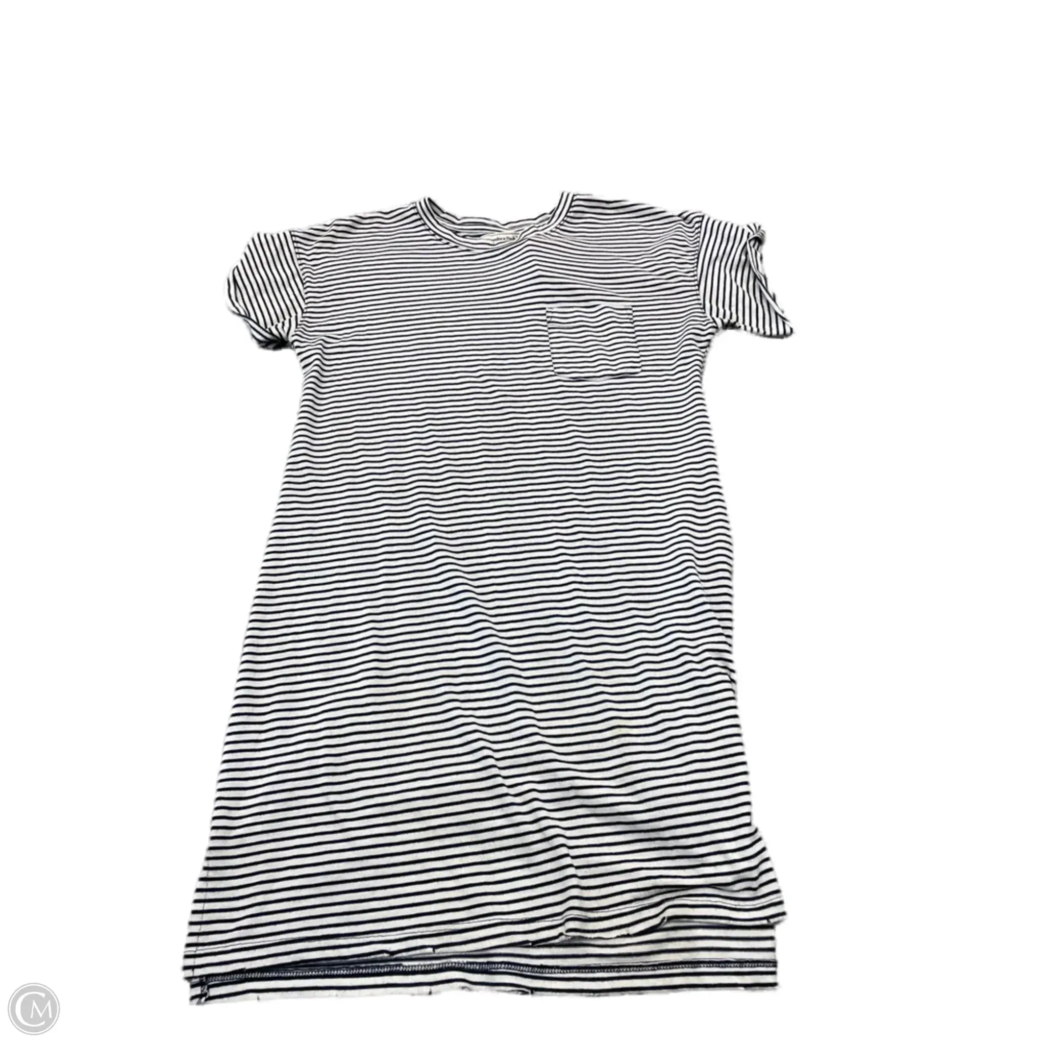 Dress Casual Short By Abercrombie And Fitch In Striped Pattern, Size: S