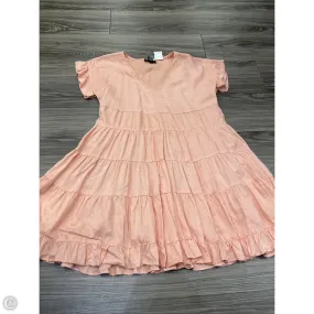 Dress Casual Short By Angie In Peach, Size: S
