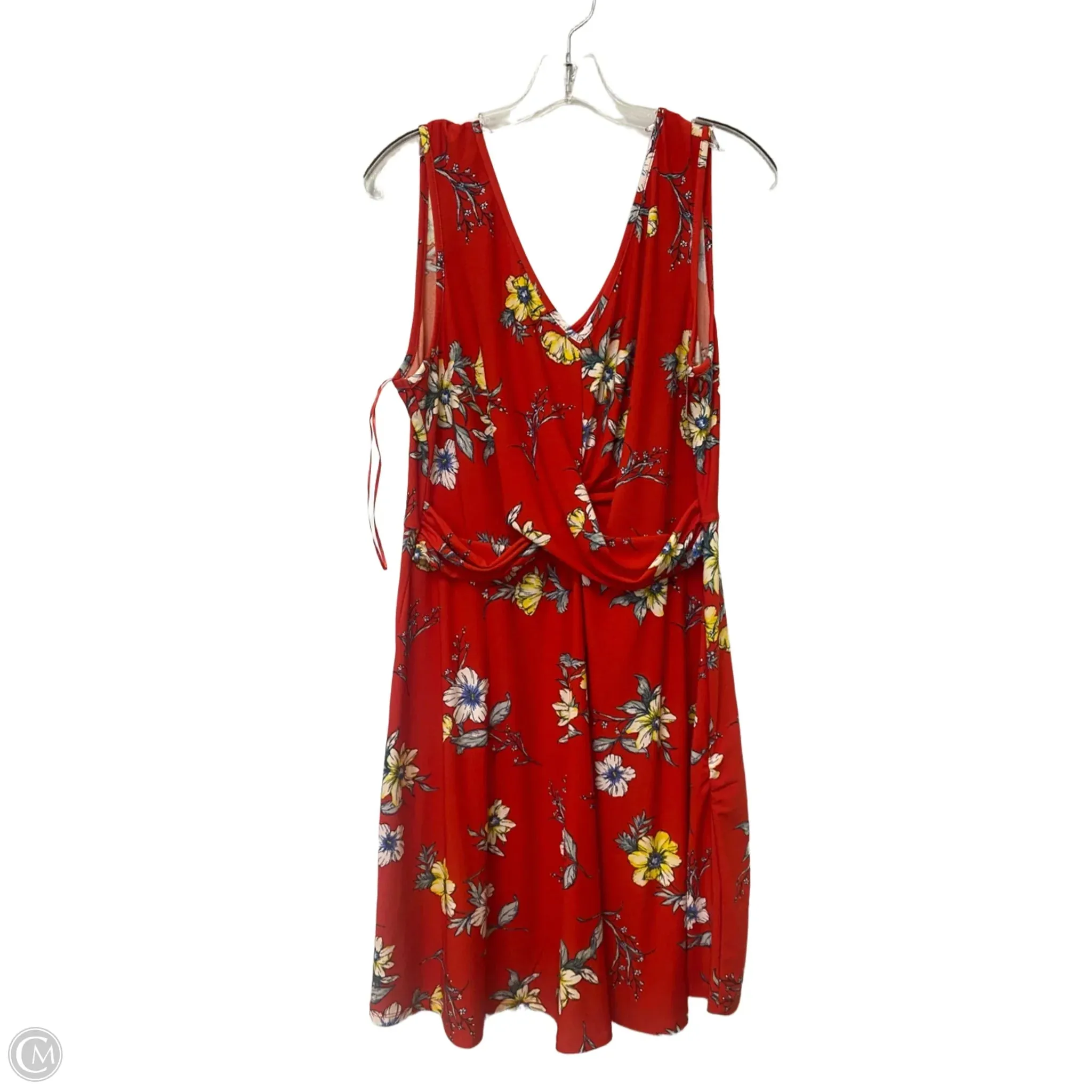 Dress Casual Short By Candies In Red, Size: Xl