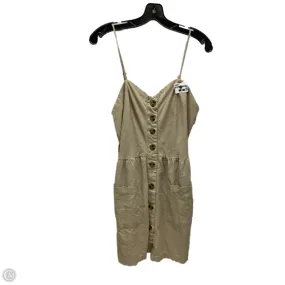 Dress Casual Short By Ci Sono In Tan, Size: Xl