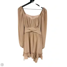 Dress Casual Short By Cmf In Beige, Size: M