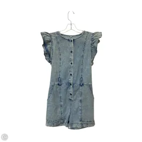 Dress Casual Short By Cmf In Blue Denim, Size: S