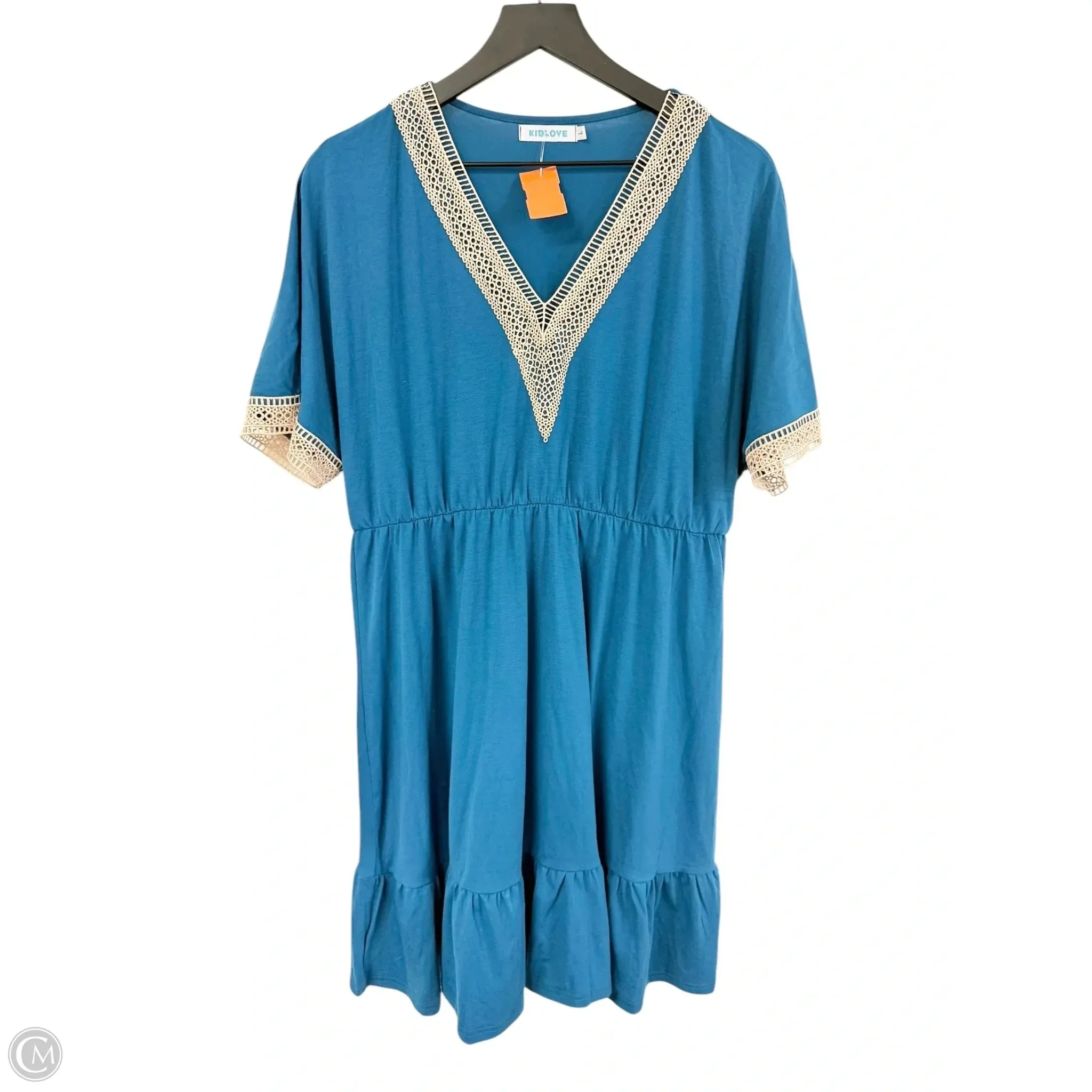 Dress Casual Short By Cmf In Blue, Size: L