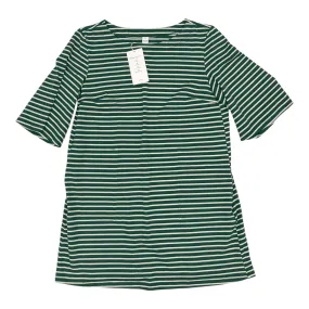 Dress Casual Short By Cmf In Cream & Green, Size:Xl