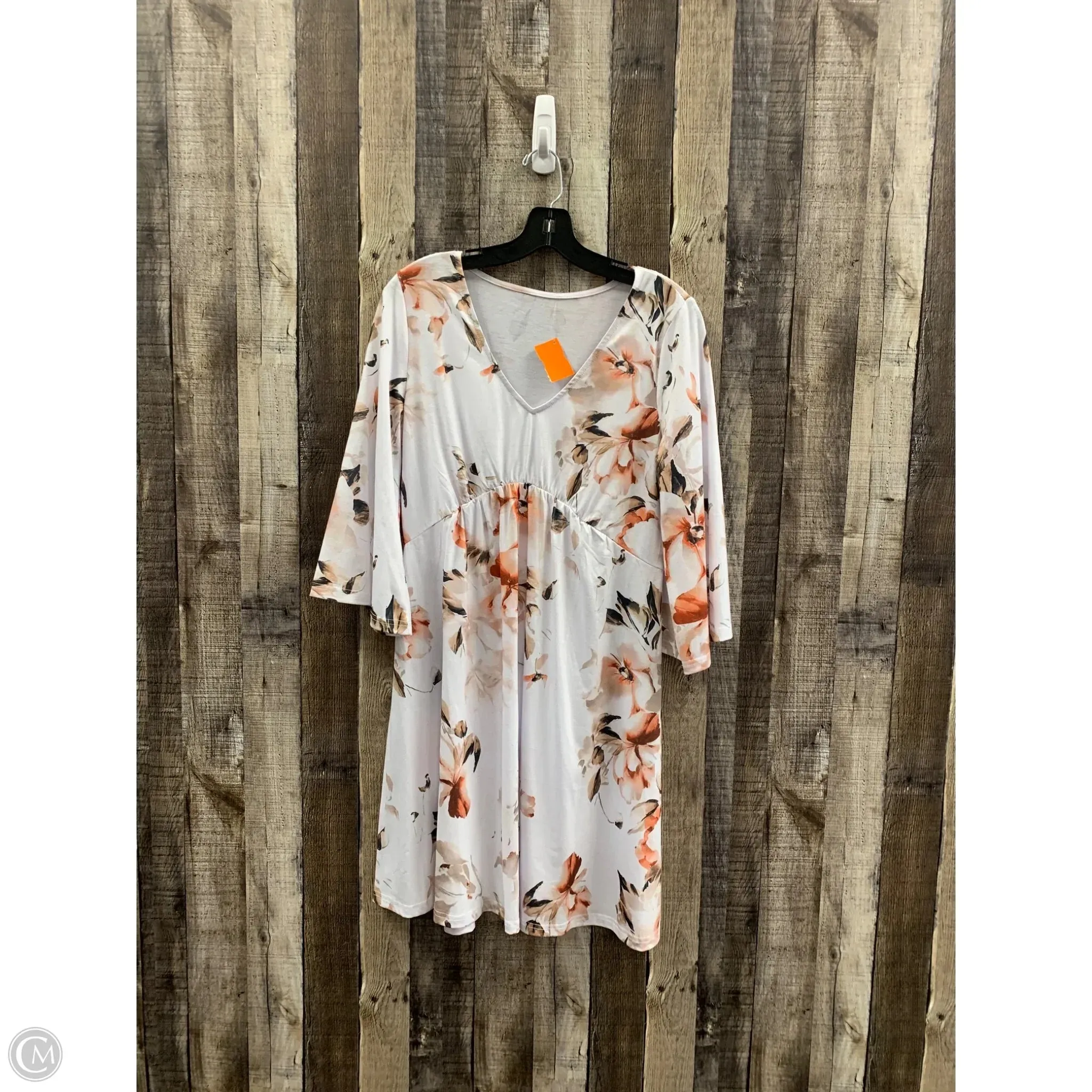 Dress Casual Short By Cmf In Floral Print, Size: M