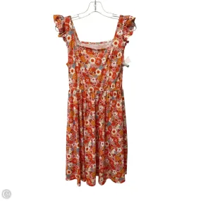 Dress Casual Short By Cmf In Floral Print, Size: M