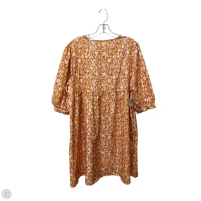 Dress Casual Short By Cmf In Orange, Size: 2x