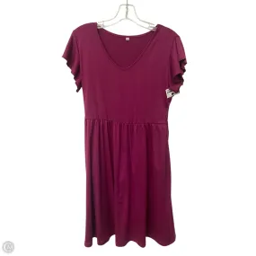 Dress Casual Short By Cmf In Purple, Size: M