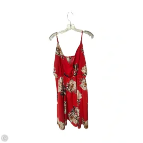 Dress Casual Short By Cmf In Red, Size: 2x