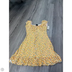 Dress Casual Short By Derek Heart In Yellow, Size: L