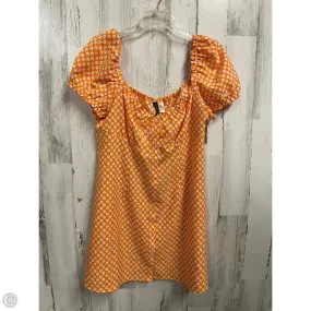 Dress Casual Short By Divided In Orange, Size: L